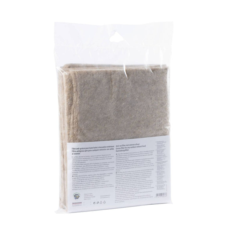 Filtre pour hotte naturel en lin Fackelmann Accessoires hotte et friture
