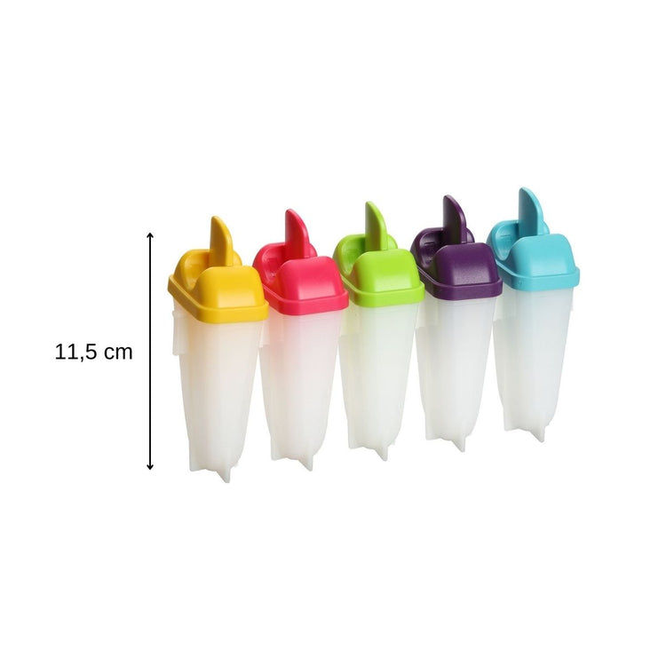 Lot de 5 moules pour glaces à l'eau maison Fackelmann
