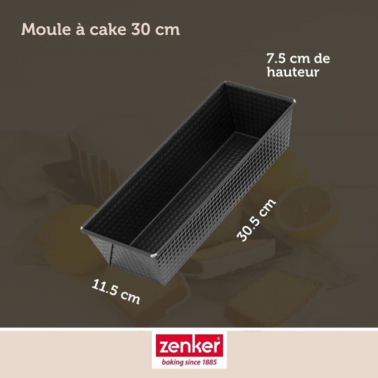 Set de 4 ustensiles de pâtisserie moule à gâteaux bols et spatule Black mettallic Black mettallic Zenker Black mettallic