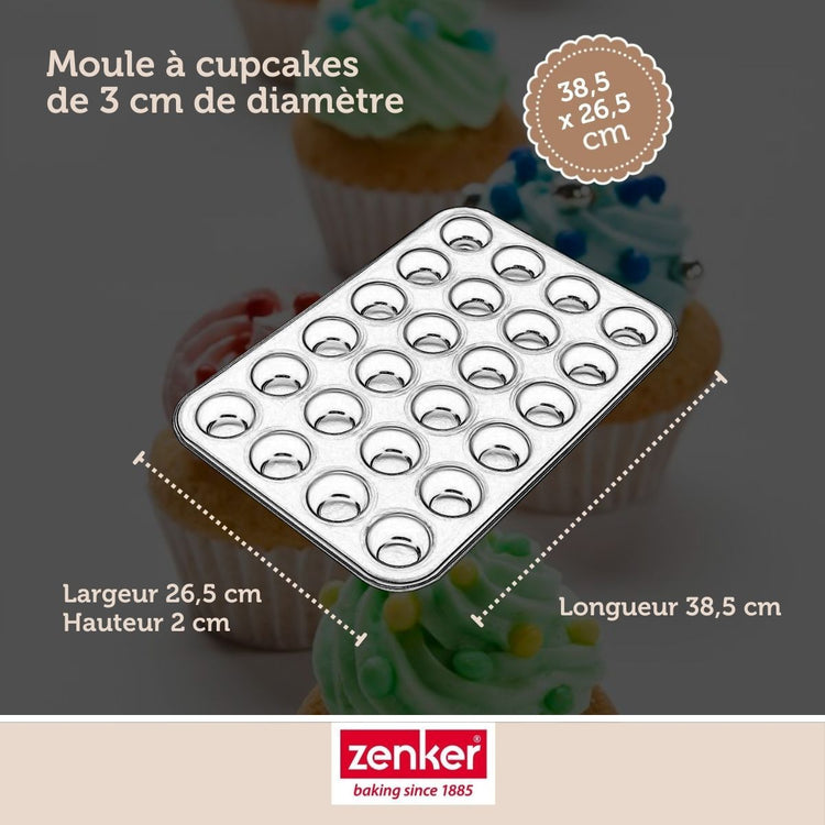 Set de 4 ustensiles de pâtisserie moule à gâteaux bol et spatule Black metallic Black mettallic Zenker Black mettallic