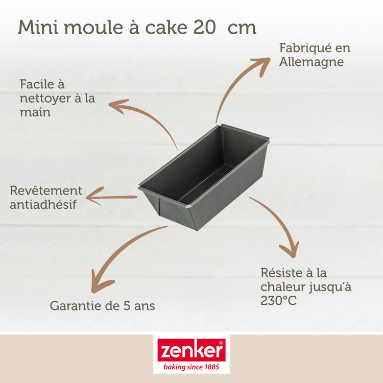 Set de 4 ustensiles de pâtisserie moule à gâteaux 2 bols et spatule Spécial mini Spécial mini Zenker Spécial mini