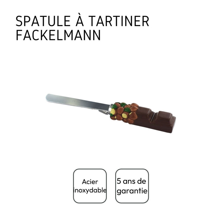 Set de 2 ustensiles de cuisine spatule cuisine et spatule cuisine inox Fackelmann Display