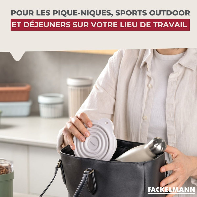 Lot de 4 boîtes hermétiques 13 cm avec 3 boîtes à sauce Fackelmann Storage
