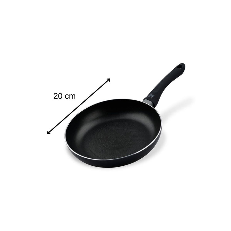 Lot de 2 poêles de cuisine 20 cm et 24 cm fond en nid d'abeille Elo Smart life