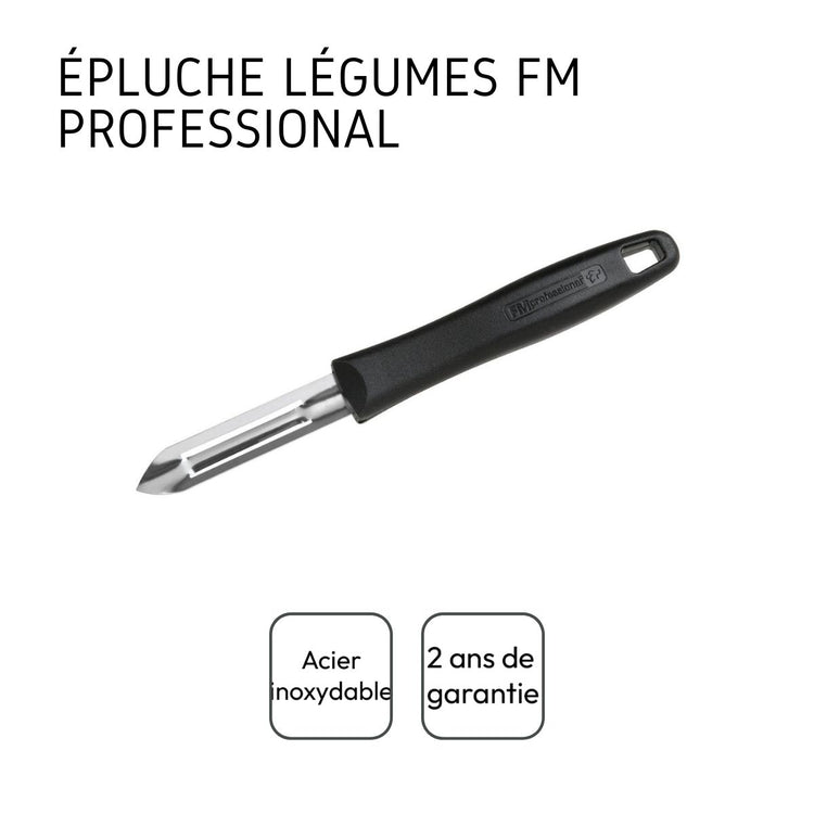 Lot de 2 couteaux éplucheurs économes 18,5 cm FM Professional