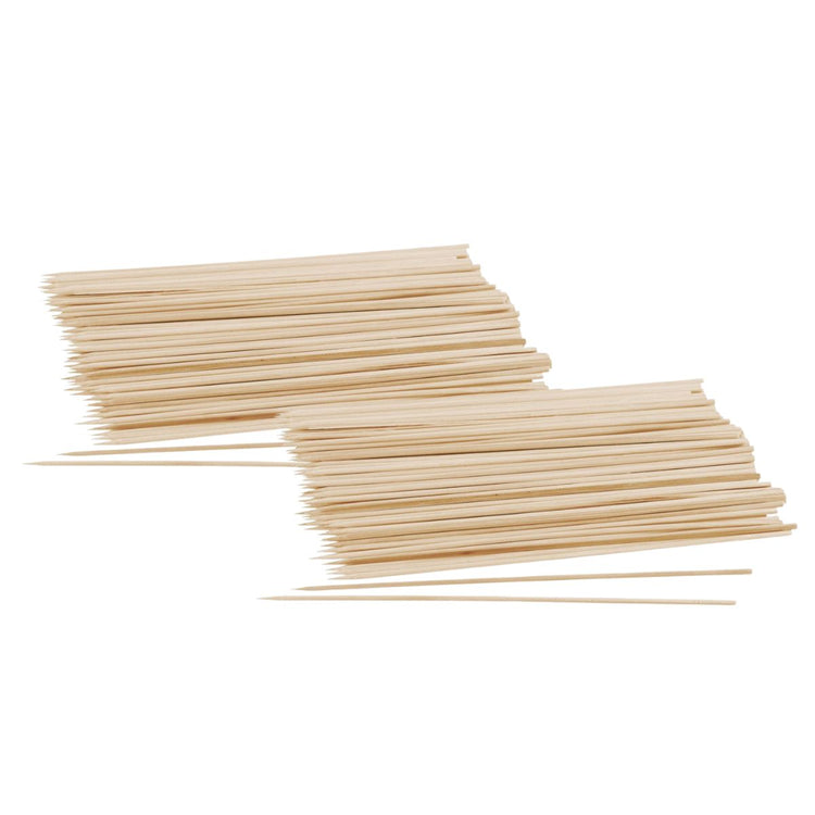 Lot de 100 piques en bois pour brochettes de 25 cm Fackelmann Nature