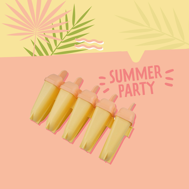 Ensemble de 10 Moules pour glaces à l'eau maison Fackelmann Summer Party