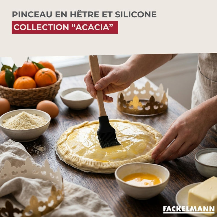 Pinceau de cuisine silicone 29 cm Fackelmann Acacia