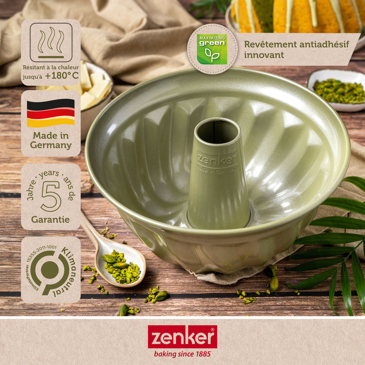 Moule à kouglof 25 cm Zenker Green Vision