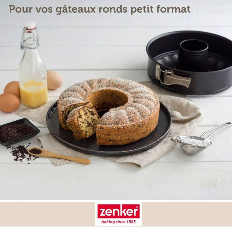 Set de 4 ustensiles de pâtisserie moule à manqué bols et spatule Black mettallic Black mettallic Zenker Black mettallic