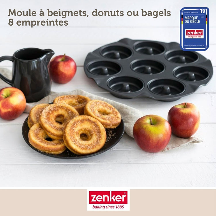 Set de 4 ustensiles de pâtisserie moule à gâteaux 2 bols et spatule Black mettallic Black mettallic Zenker Black mettallic