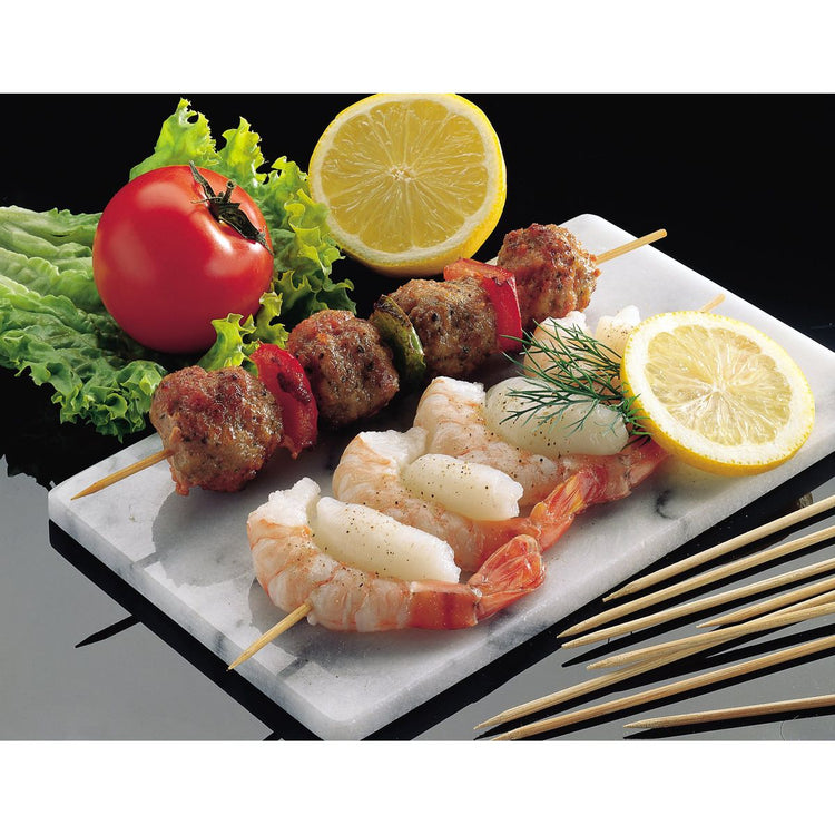 Lot de 200 brochettes en bois 20 cm Fackelmann Nature