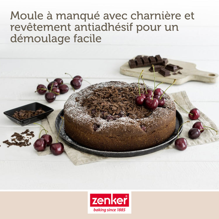 Ensemble de 2 Moules à manqué à charnière 28 cm Zenker Black Metallic