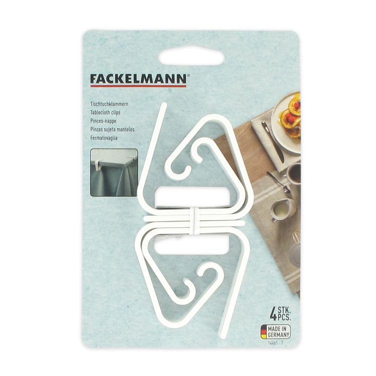 Lot de 4 pinces à nappe Fackelmann Tecno