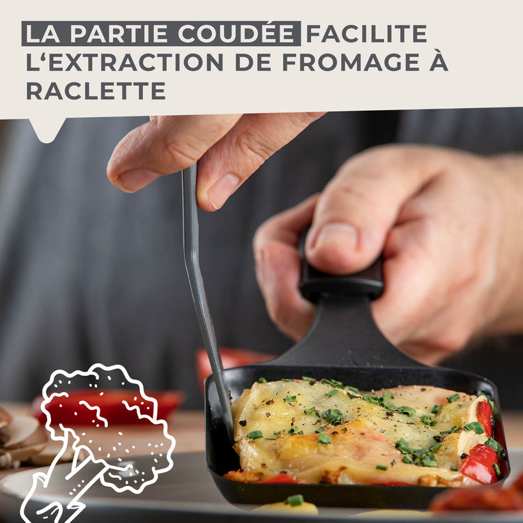 Lot de 4 spatules à raclette Fackelmann