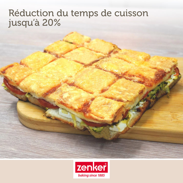 Moule à gâteaux en forme de tablette de chocolat Zenker Silicone fibre de verre