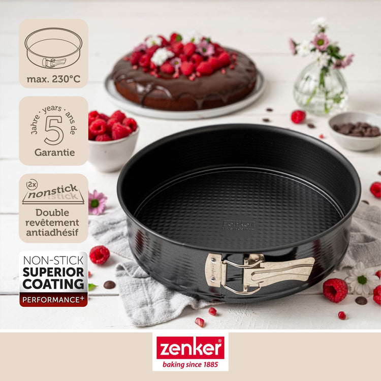 Moule à manqué à charnière 24 cm Zenker PerfectBack+