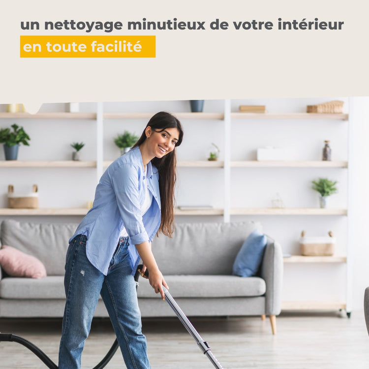 Brosse ronde aspirateur et 3 adaptateurs Top Filter