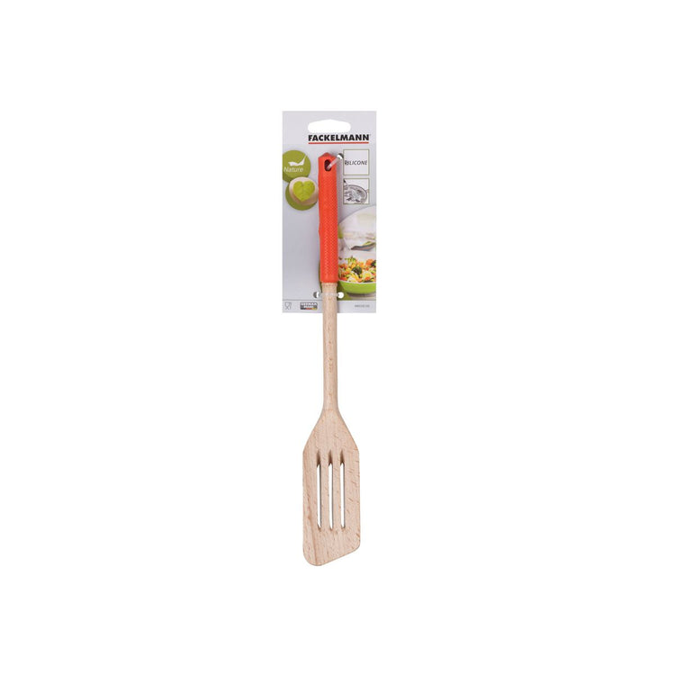 Ensemble de 2 Spatules de cuisine ajourée 34 cm Fackelmann Wood Edition