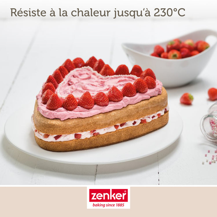 Lot de 2 moules à gâteaux 27/25 cm en acier Spécial créative Spécial créative Zenker Spécial créative