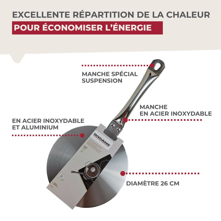 Adaptateur plaque à induction 26 cm Fackelmann