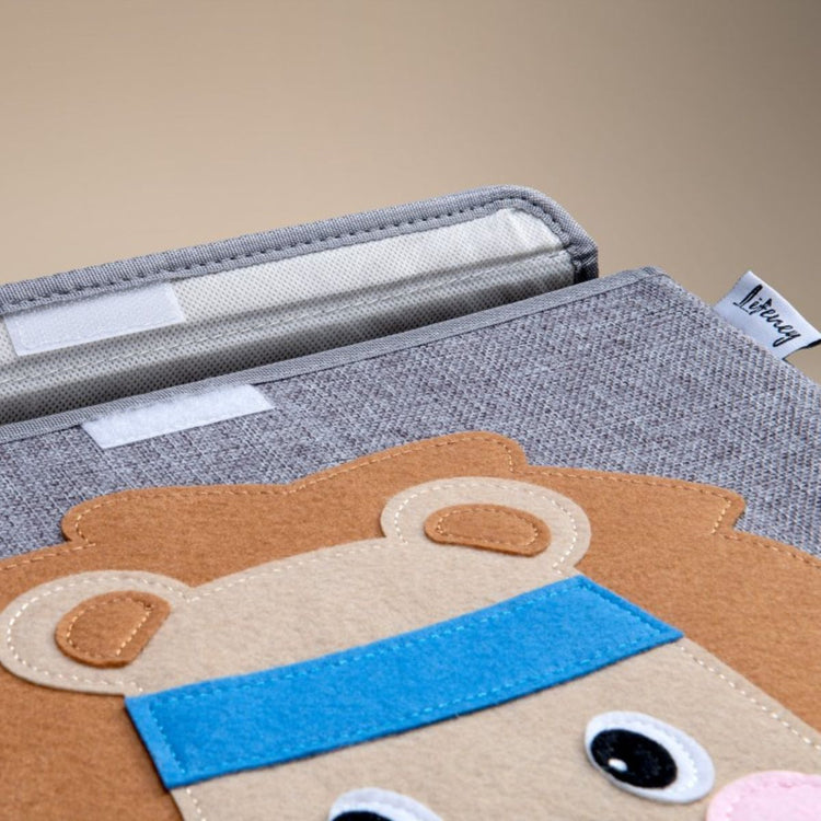 Boîte de rangement "lion" avec couvercle, compatible avec l'étagère IKEA KALLAX Lifeney