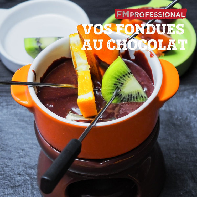 Ensemble de 2 Brûleurs alcool fondue savoyarde FM Professional