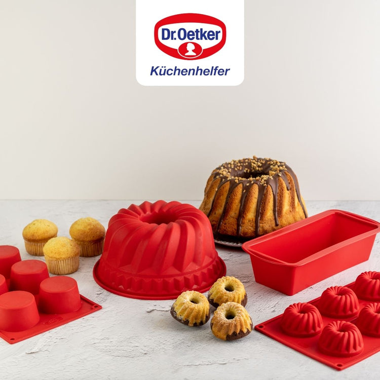 Moule à muffins 6 empreintes Dr.Oetker Silicone