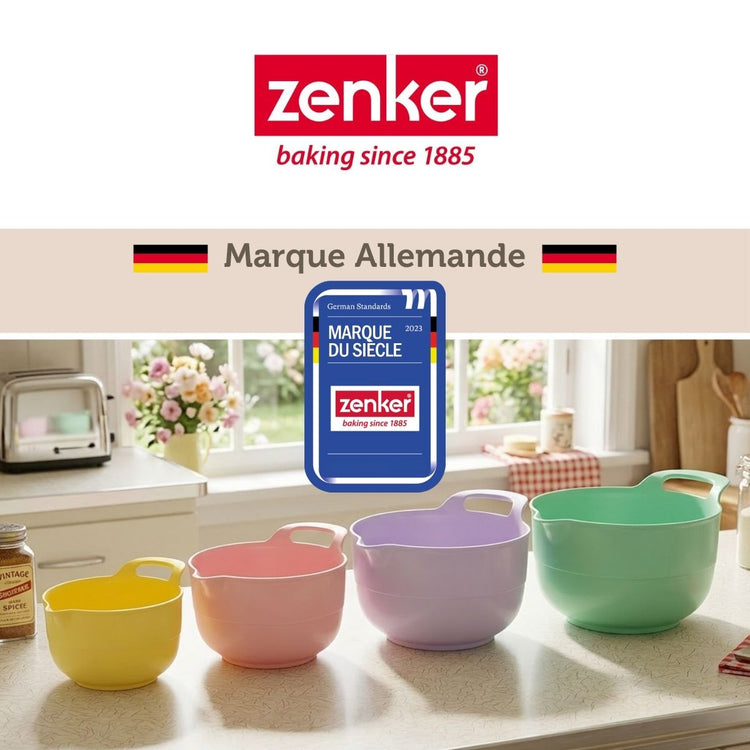 Set de 4 bols à mélanger gigogne Zenker
