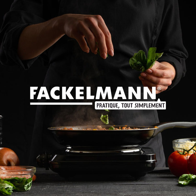Set de 2 couvercles de cuisson 16/20 cm et 24/28 cm en verre et silicone Fackelmann Divers