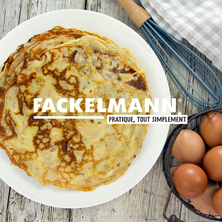 Set chandeleur avec crêpière 26 cm et 2 ustensiles Fackelmann Brandao