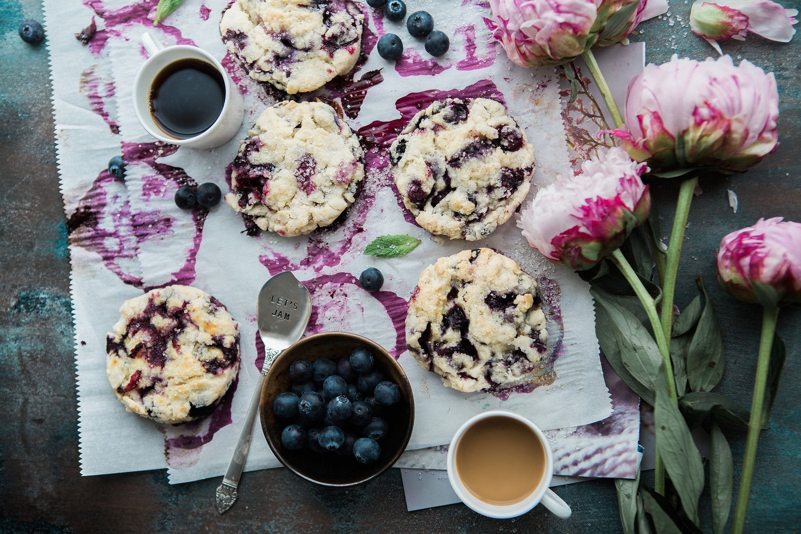 La recette des cookies à la myrtille