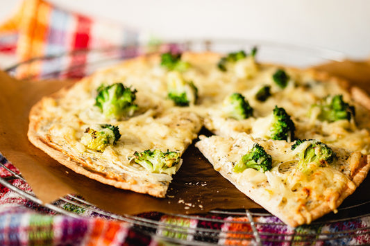La recette de la flammekueche et brocoli