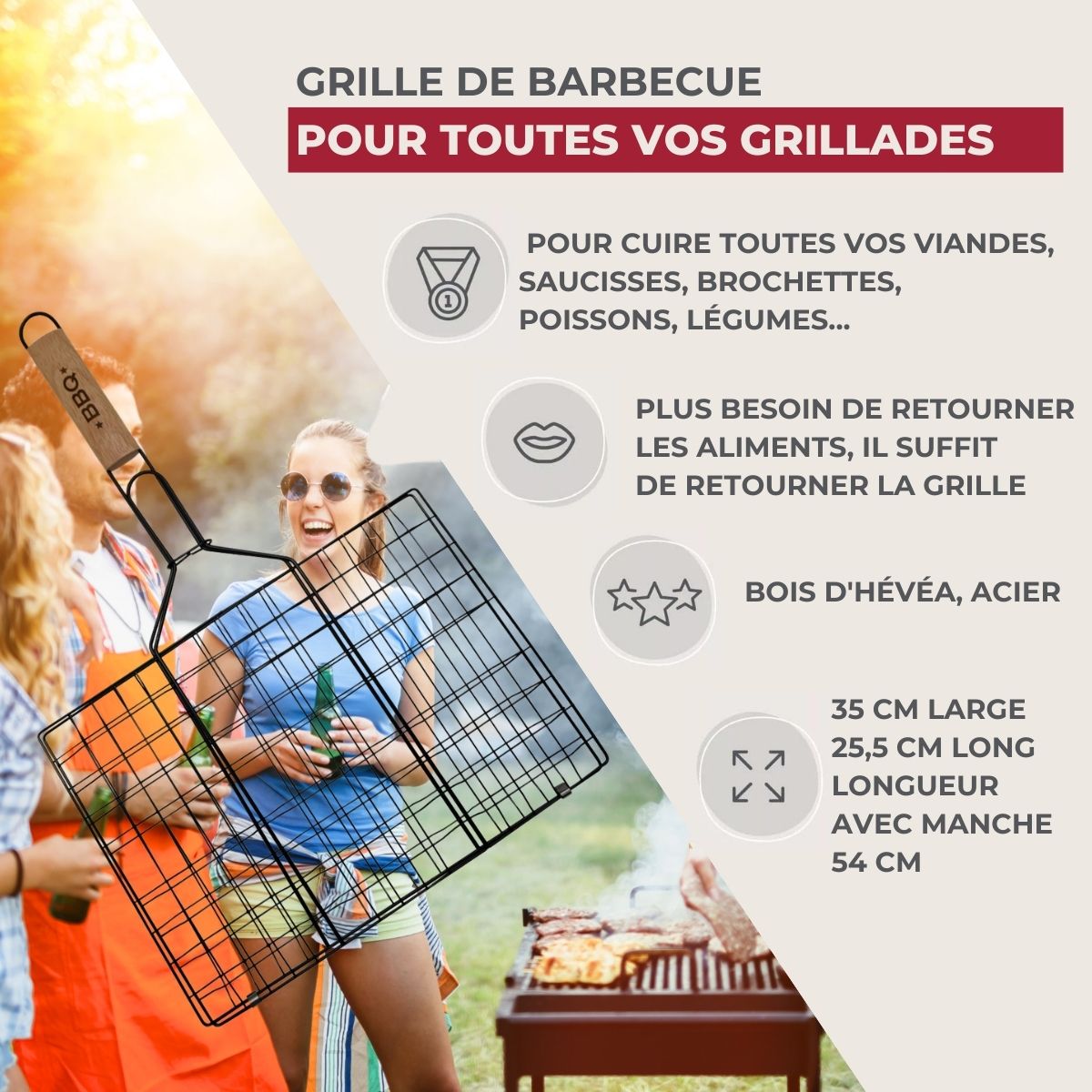 Grille de barbecue Fackelmann BBQ Edition