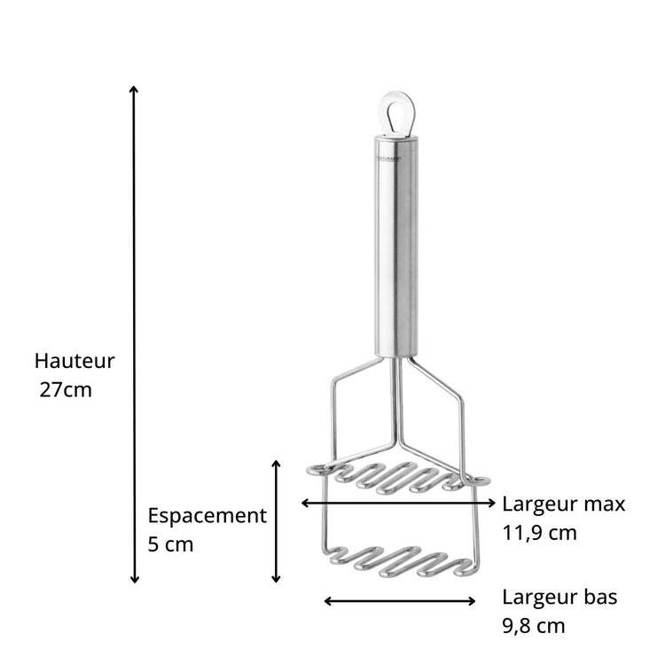 Presse-purée avec double fonction de broyage en inox Fackelmann