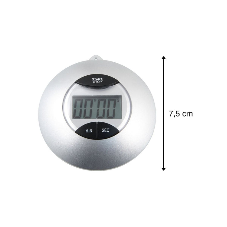 Minuteur digital de cuisine aimanté avec pile incluse Fackelmann Basic