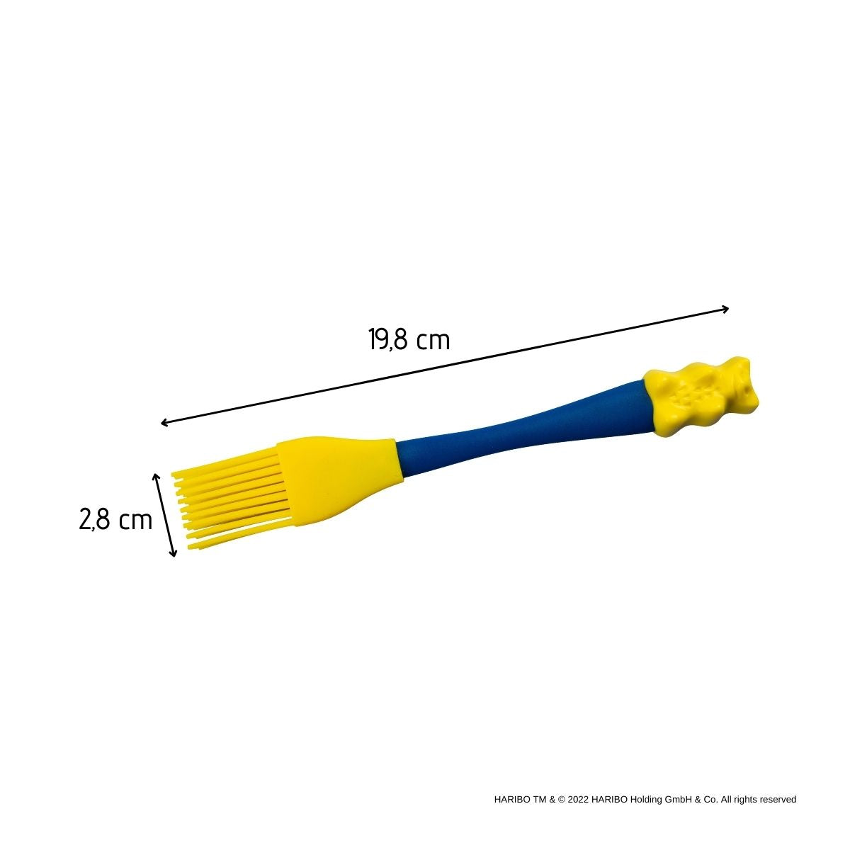 Pinceau de cuisine et pâtisserie 19,8 cm en poils silicone Zenker Haribo