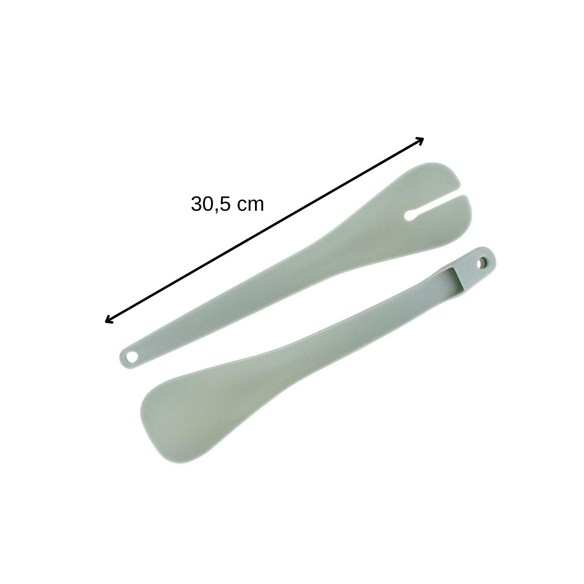 Lot de couverts à salade en plastique Fackelmann