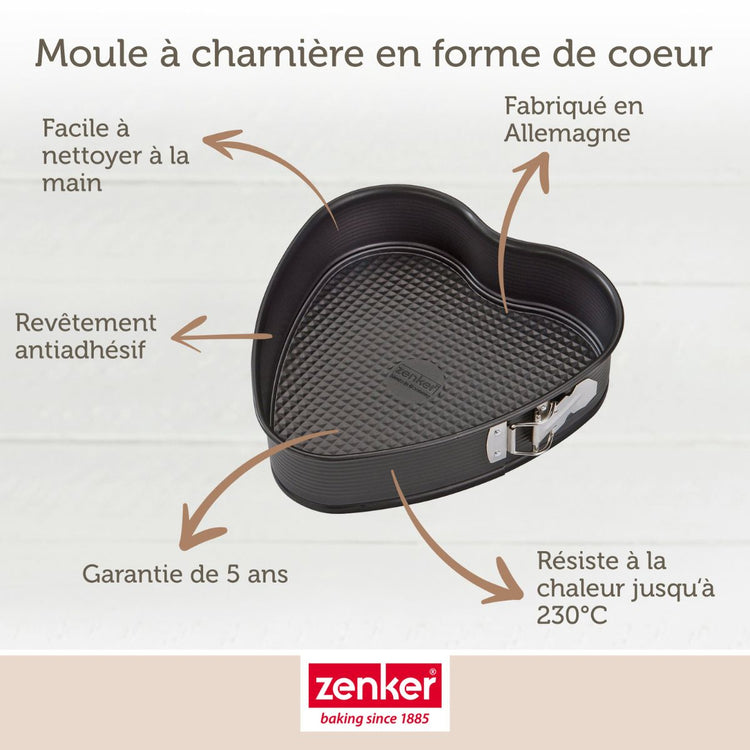 Set de 4 ustensiles de pâtisserie moule à gâteaux 2 bols et spatule pâtisserie Spécial créative Spécial créative Zenker  Spécial créative