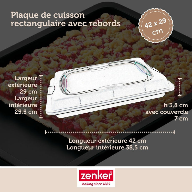 Set de 4 ustensiles de pâtisserie moule à gâteaux 2 bols et spatule pâtisserie Zenker Bake and Go