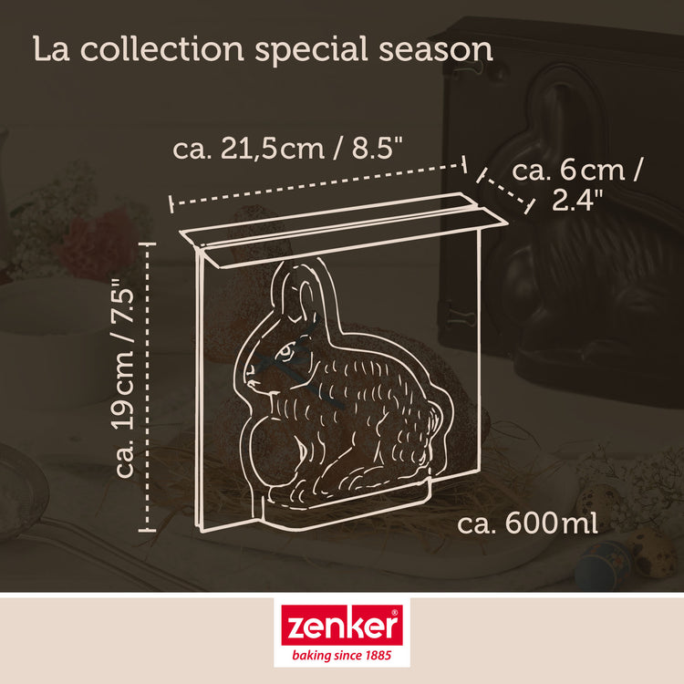 Set de 4 ustensiles de pâtisserie moule à gâteaux 2 bols à mélanger et spatule Spécial season Spécial season Zenker  Spécial season