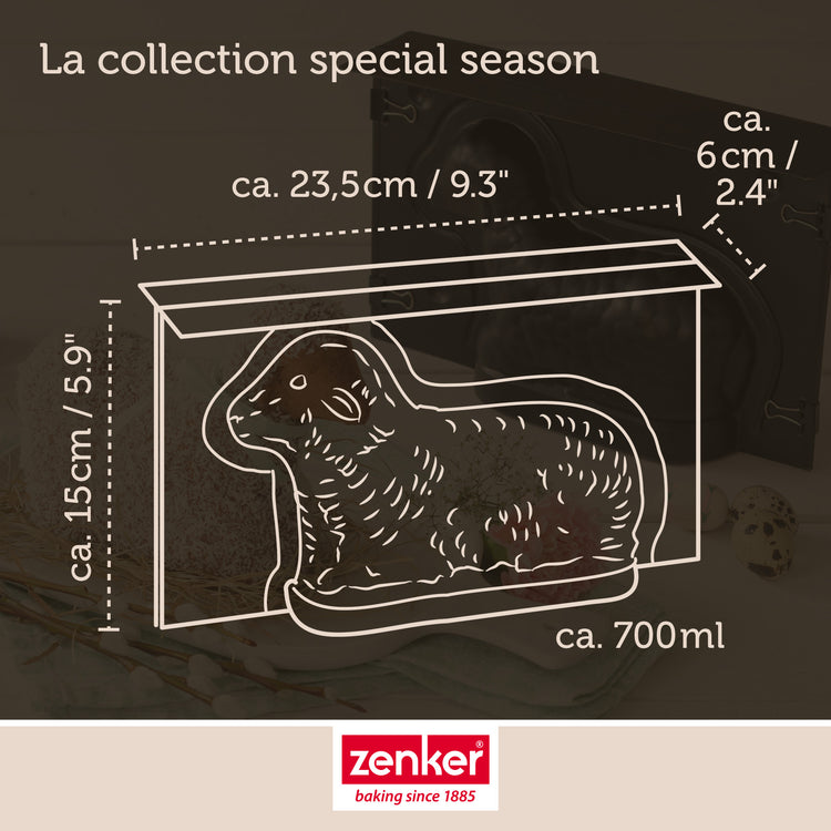 Set de 4 ustensiles de pâtisserie moule à gâteaux 2 bols et spatule Spécial season Spécial season Zenker  Spécial season
