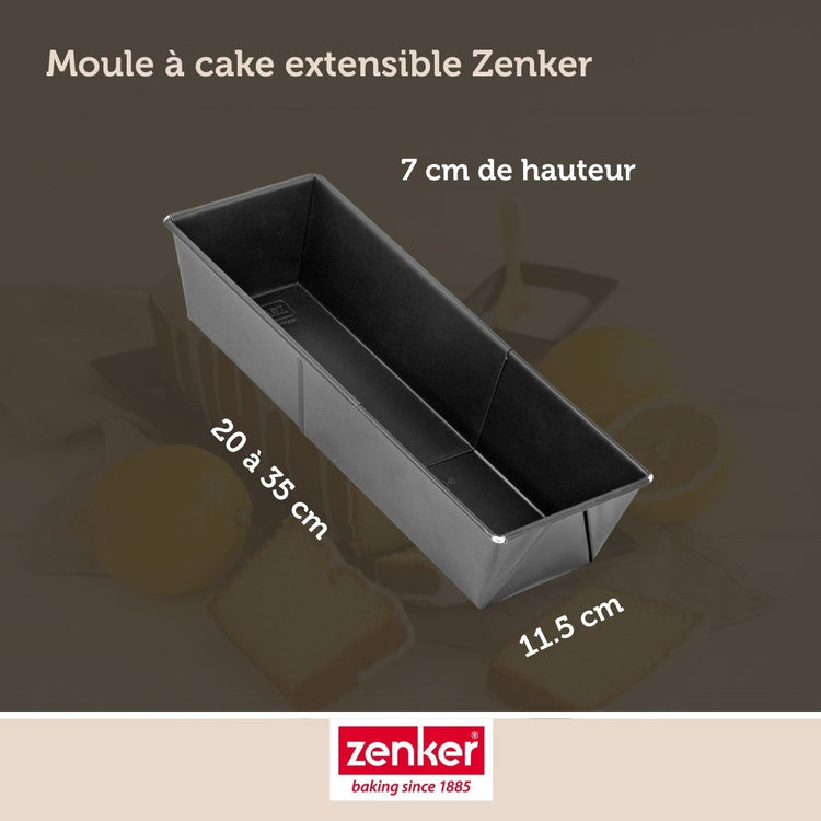 Set de 5 ustensiles de pâtisserie avec moule à gâteaux 2 bols spatule et verre mesureur Black metallic Black mettallic Zenker  Black mettallic