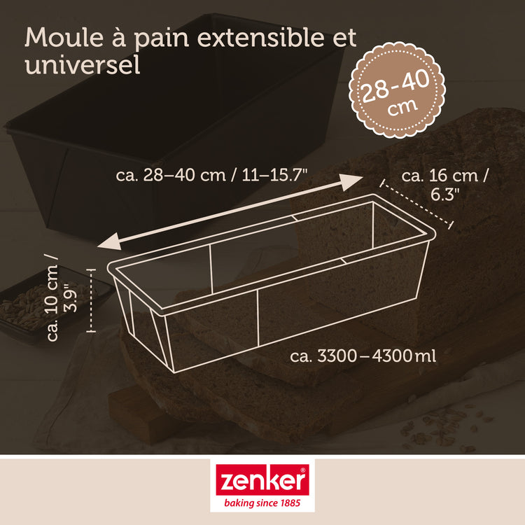 Set de 5 ustensiles de pâtisserie moule à gâteaux 2 bols spatule pâtisserie verre doseur Black mettallic Black mettallic Zenker  Black mettallic