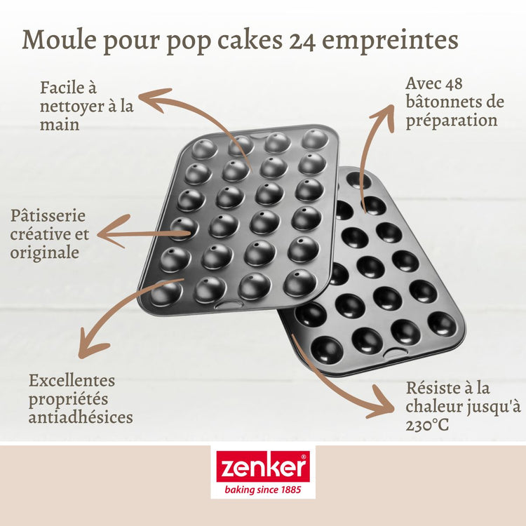 Set de 5 ustensiles de pâtisserie moule à gâteaux bol spatule et verre doseur Spécial créative Spécial créative Zenker  Spécial créative