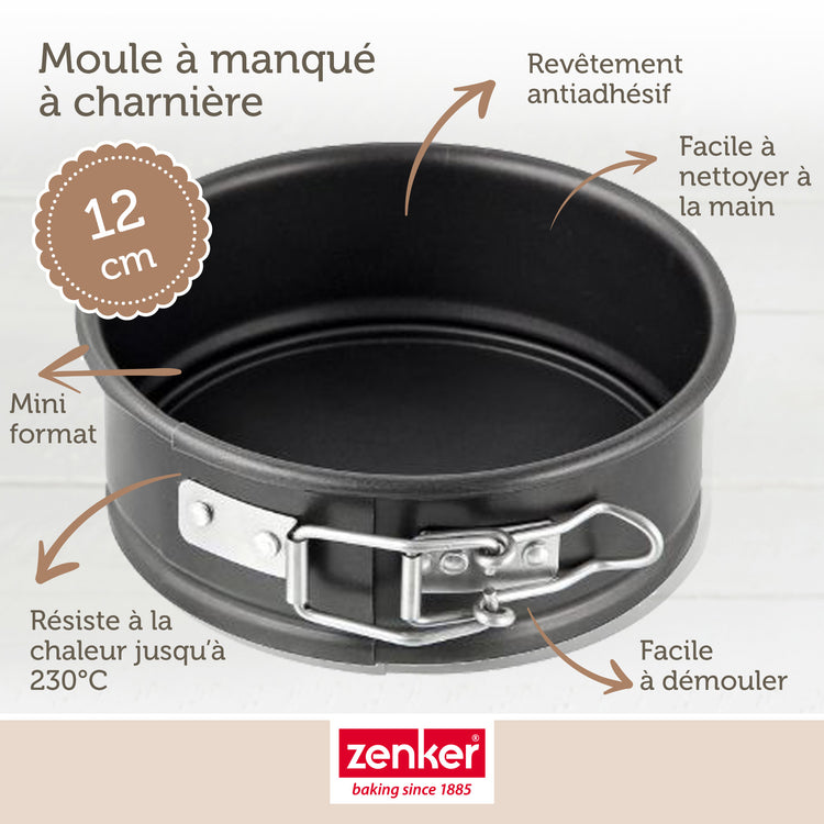Set de 5 ustensiles de pâtisserie moule à gâteaux bol spatule pâtisserie et verre doseur Spécial mini Spécial mini Zenker  Spécial mini