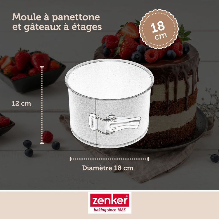 Set de 5 ustensiles de pâtisserie moule à gâteaux bols spatule et verre doseur Black mettallic Black mettallic Zenker  Black mettallic