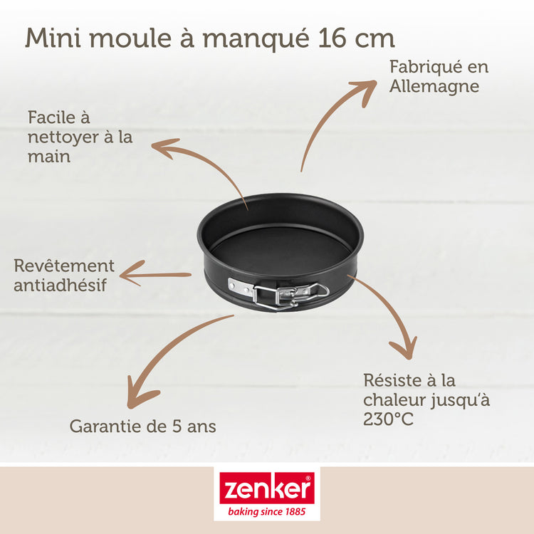Set de 5 ustensiles de pâtisserie moule à gâteaux bols spatule et verre doseur Spécial mini Spécial mini Zenker  Spécial mini