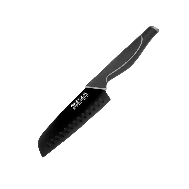Couteau de cuisine Santoku lame de 16 cm Nirosta Black Edition