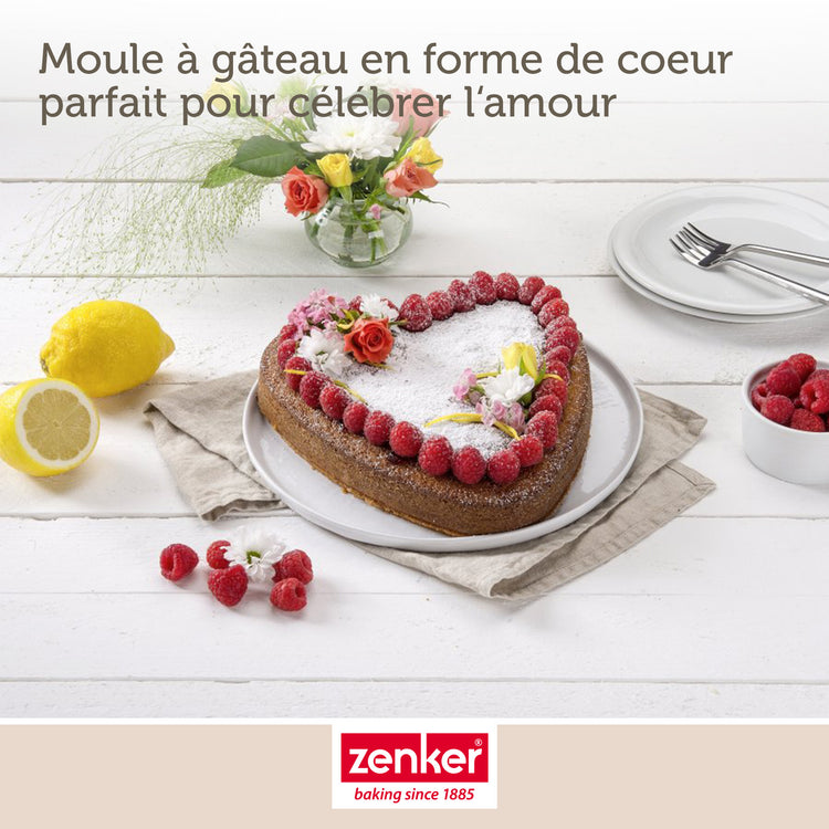 Lot de 2 moules à gâteaux 27/25 cm en acier Spécial créative Spécial créative Zenker  Spécial créative
